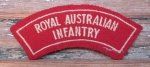 Australian WWII, Royal Australian Infantry Shoulder Rocker