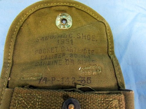  US Korean War M1 Magazine Pouch, SACO.MOC.SHOE 1951 — image 4
