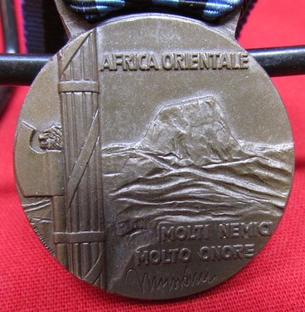  Italian WWII Africa, Ethiopia Campaign Medal, Orientale Medal — image 4