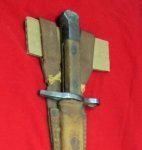 Japanese WWII Late War Type 30 Bayonet Tokyo Hourglass, Ruberized …