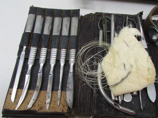  US 19th Century Doctor's Medical Bag & Tools, Patent Date 1871 — image 5