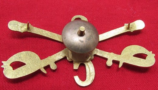  US Spanish American War Enlisted Hat Insignia, C Troop, 8th Cavalry — image 3