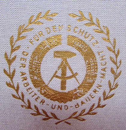  East German, Cold War, Cased Miniature Dagger & Document, Volksarmee Colonel — image 3