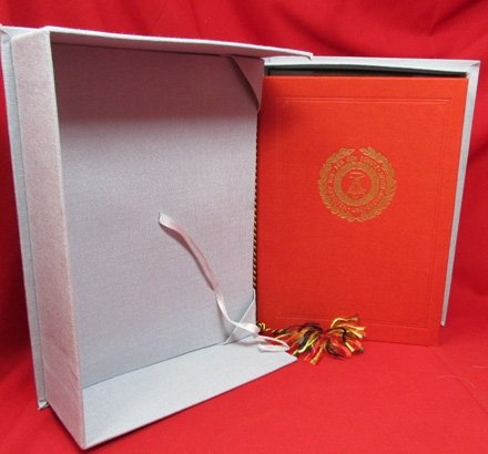  East German, Cold War, Cased Miniature Dagger & Document, Volksarmee Colonel — image 4