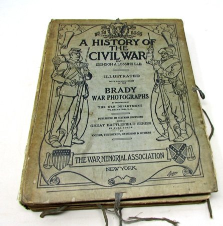  US Post Civil War Book, A History of The Civil War, Brady Photographs — image 2