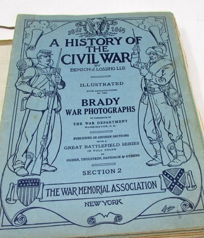  US Post Civil War Book, A History of The Civil War, Brady Photographs — image 3