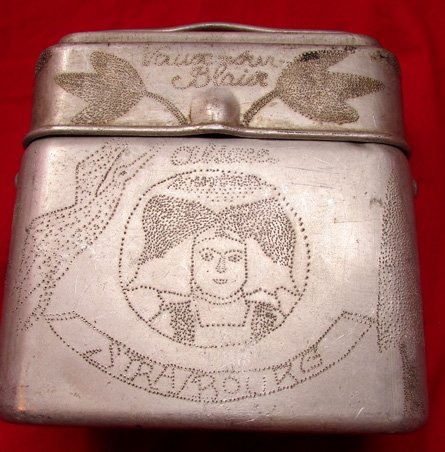  French WWII Aluminum Messkit, 1938, French POW Trench Art — image 5