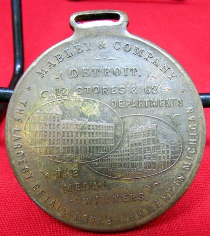  US Post Civil War Detroit Michigan Gar Medal, 1891 — image 3