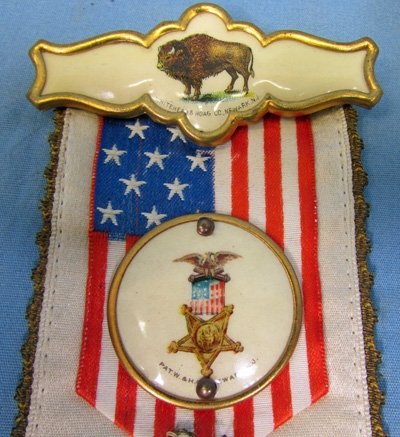  US Civil War GAR NY Encampment Ribbon, 1897 — image 4