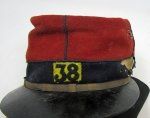 French WWI Enlisted Kepi, 38th Regiment