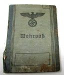 German WWII Army Wehrpass, KIA Russian 1943