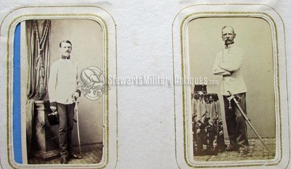  Austrian Imperial Era Ca 1860-70, Military CDV Album 78 Images — image 10