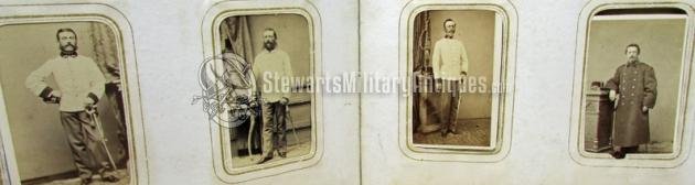  Austrian Imperial Era Ca 1860-70, Military CDV Album 78 Images — image 12