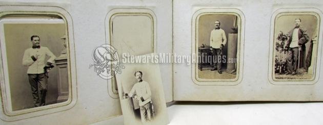  Austrian Imperial Era Ca 1860-70, Military CDV Album 78 Images — image 13