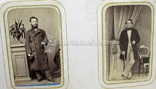  Austrian Imperial Era Ca 1860-70, Military CDV Album 78 Images — image 15
