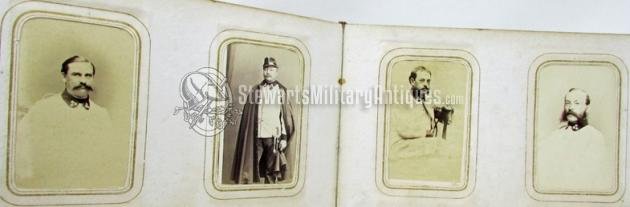  Austrian Imperial Era Ca 1860-70, Military CDV Album 78 Images — image 19