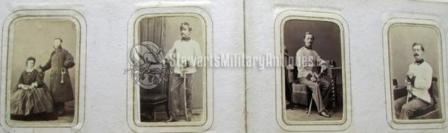  Austrian Imperial Era Ca 1860-70, Military CDV Album 78 Images — image 7