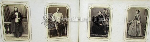  Austrian Imperial Era Ca 1860-70, Military CDV Album 78 Images — image 8