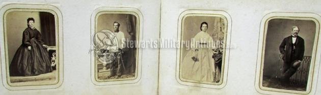  Austrian Imperial Era Ca 1860-70, Military CDV Album 78 Images — image 9