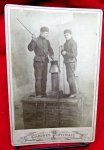 German 19th Century Cabinet Card, Berlin Chimney Sweeps