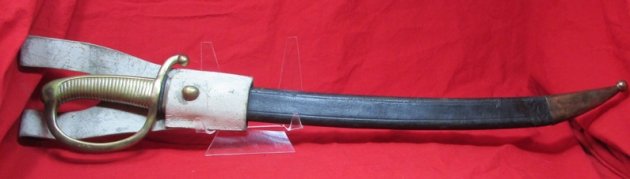  French 19th Century Infantry Briquet & Frog — image 2