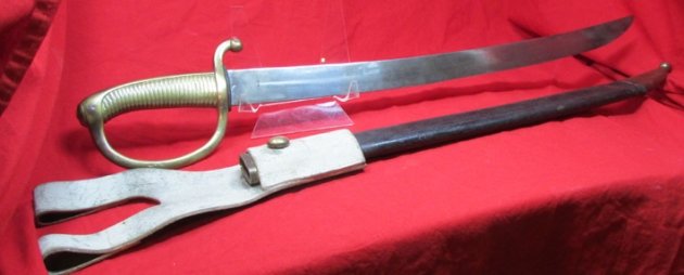  French 19th Century Infantry Briquet & Frog — image 4