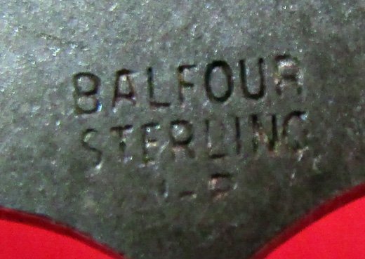  US Cold War  Era, USAF Navigator Wings, Balfour Mfg, Sterling , Clutchback — image 5