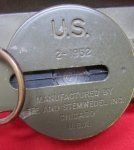 US Korean War Era Lensatic Compass, 1952