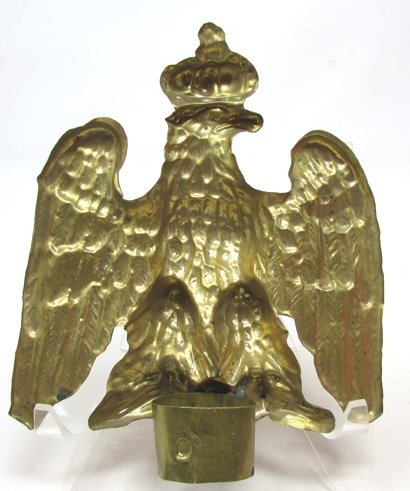  French, 2nd Empire Brass Eagle Flagpole Top — image 3