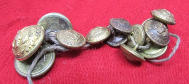  French 2nd Empire Button Lot, 13 Total — image 4