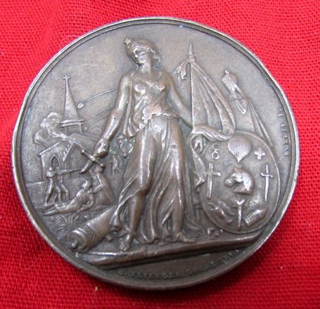  French 2nd Empire, Siege of Paris 1870-71, Bronze Medal — image 2
