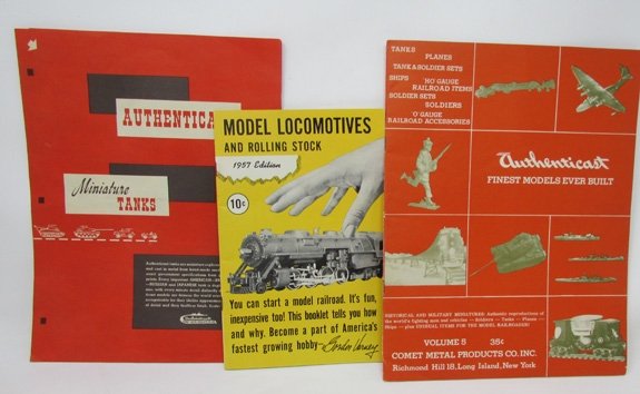  US 1950's, Toy Trains & Tanks Model Brochures — image 2