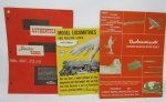 US 1950's, Toy Trains & Tanks Model Brochures