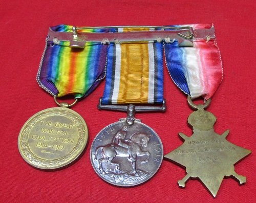  British WWI Medal Trio, Pte H.A. Maulding ASC — image 3