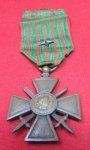 French WWI, Croix de Guerre, Bravery Medal, 1914-1918 Reverse