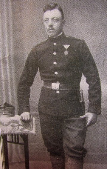  Austrian WWI Mass Card, Italian Front, Cannoneer 1917 — image 3