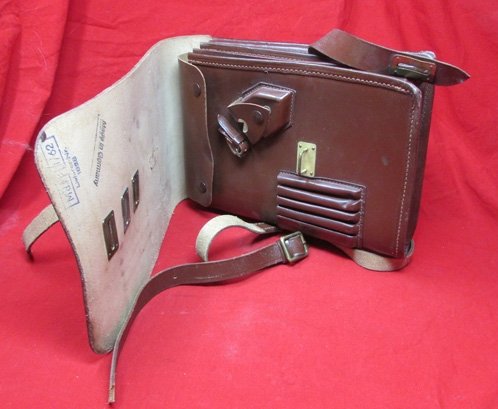  German, Cold War, DDR Leather Mapcase — image 3