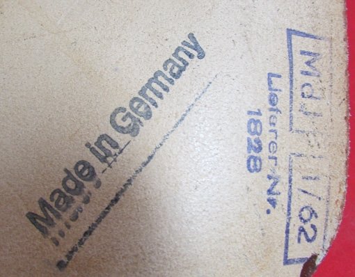  German, Cold War, DDR Leather Mapcase — image 4