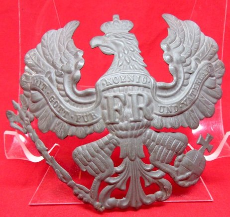  German WWI, M1915 Prussian Enlisted Helmet Plate — image 2