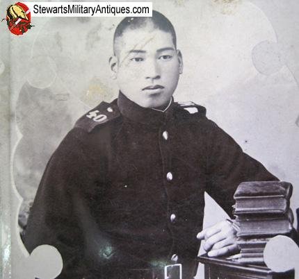  Japanese Meiji Era Russo Japanese War Soldier Photo, 40th Regiment & Books — image 2