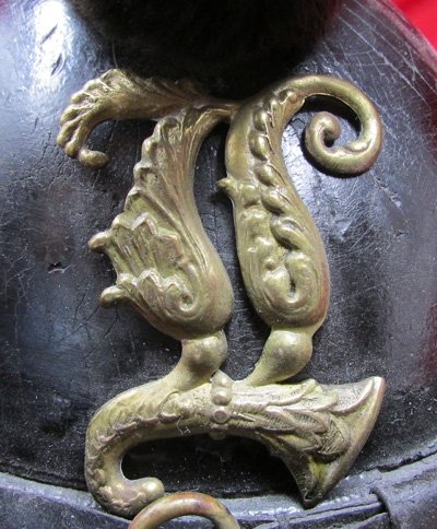  German Imperial Era, Bavarian M1868 Enlisted Raupenhelm — image 3