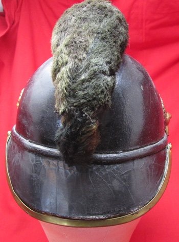  German Imperial Era, Bavarian M1868 Enlisted Raupenhelm — image 7