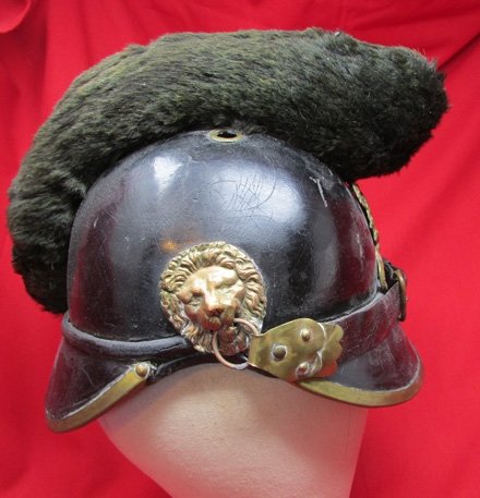  German Imperial Era, Bavarian M1868 Enlisted Raupenhelm — image 8