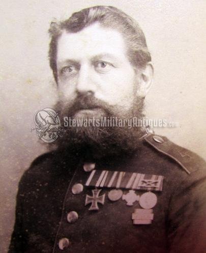  German Franco-Prussian War CDV, NCO, EK2, IR 94 — image 2