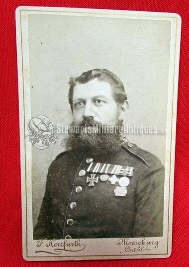  German Franco-Prussian War CDV, NCO, EK2, IR 94 — image 3