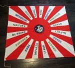 Japanese WWII Rising Sun Flag, USAAF 5th Air Force Souvenir,
