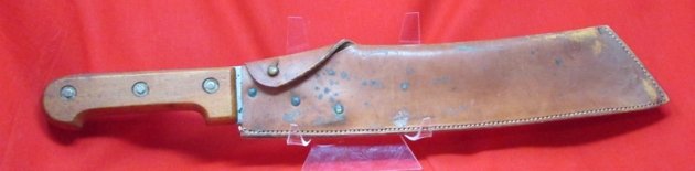  French WWII Colonial Troops Coup-Coup Machete and Sheath — image 2