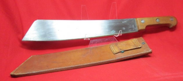  French WWII Colonial Troops Coup-Coup Machete and Sheath — image 5