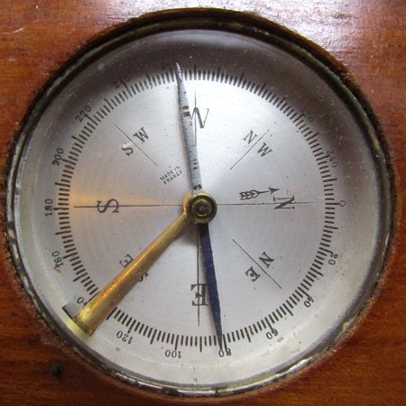  French 19th Century, Wooden Cased Compass — image 4