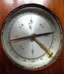 French 19th Century, Wooden Cased Compass